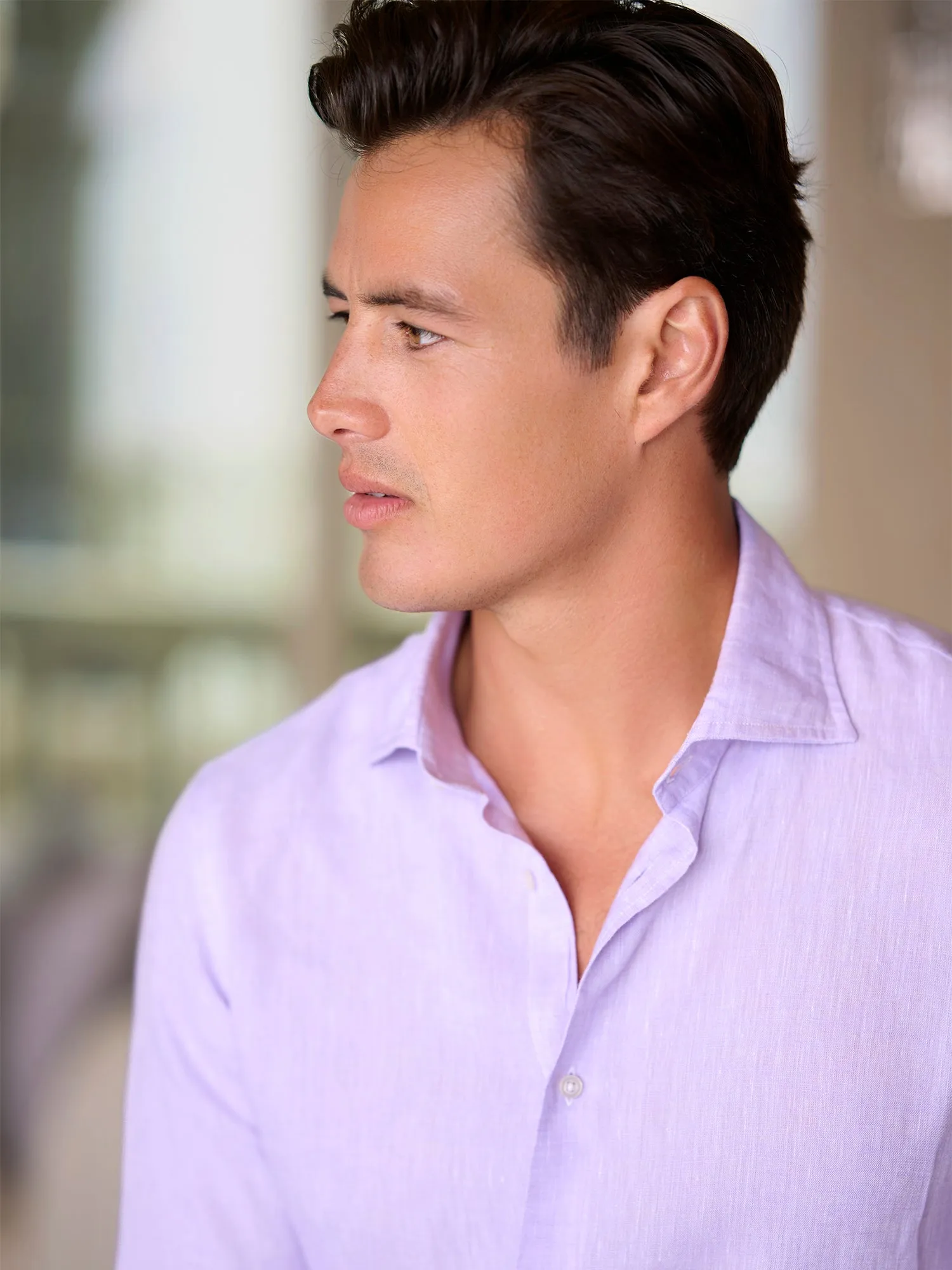 Solid Linen Shirt