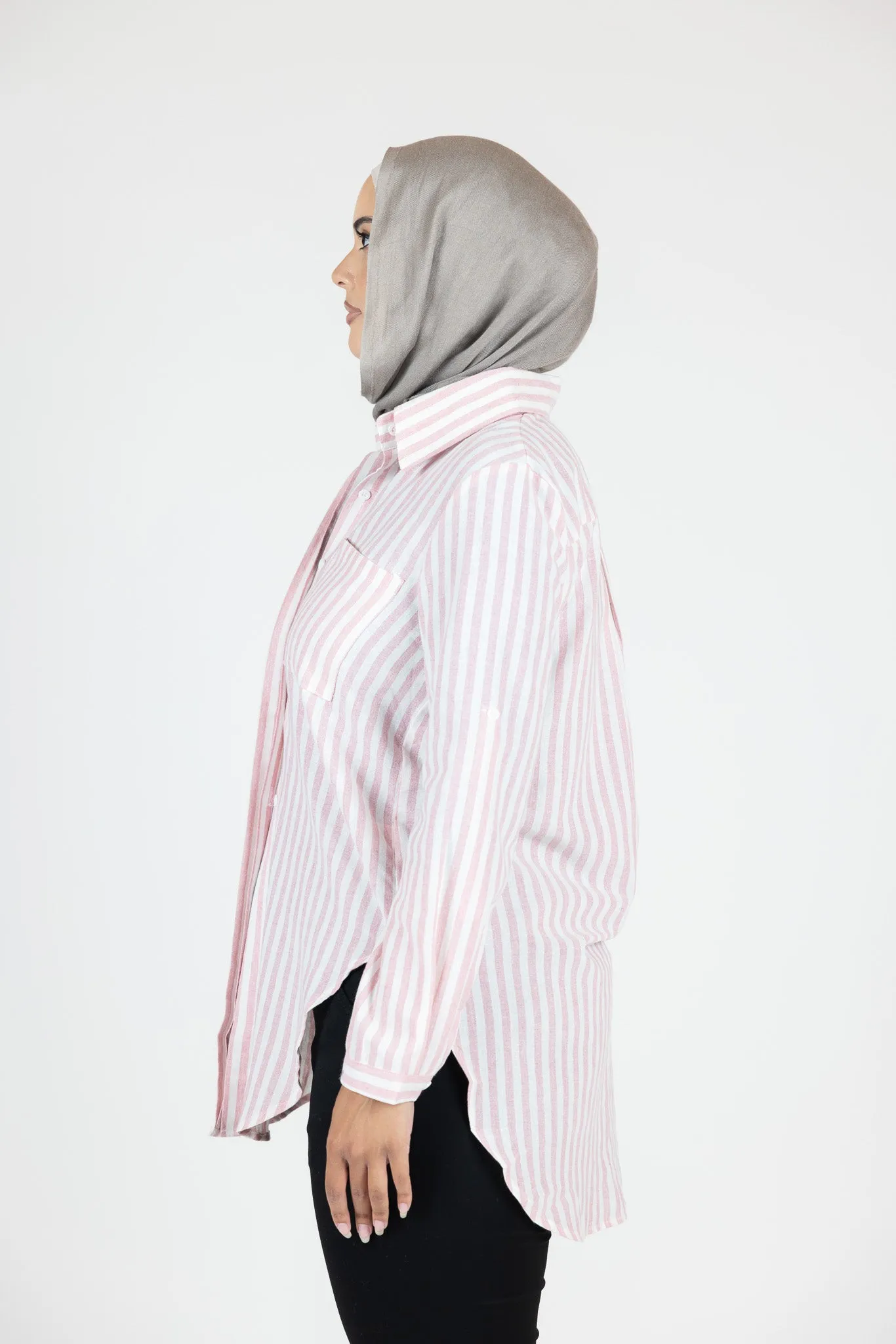 Sue Stripe Button Up Shirt
