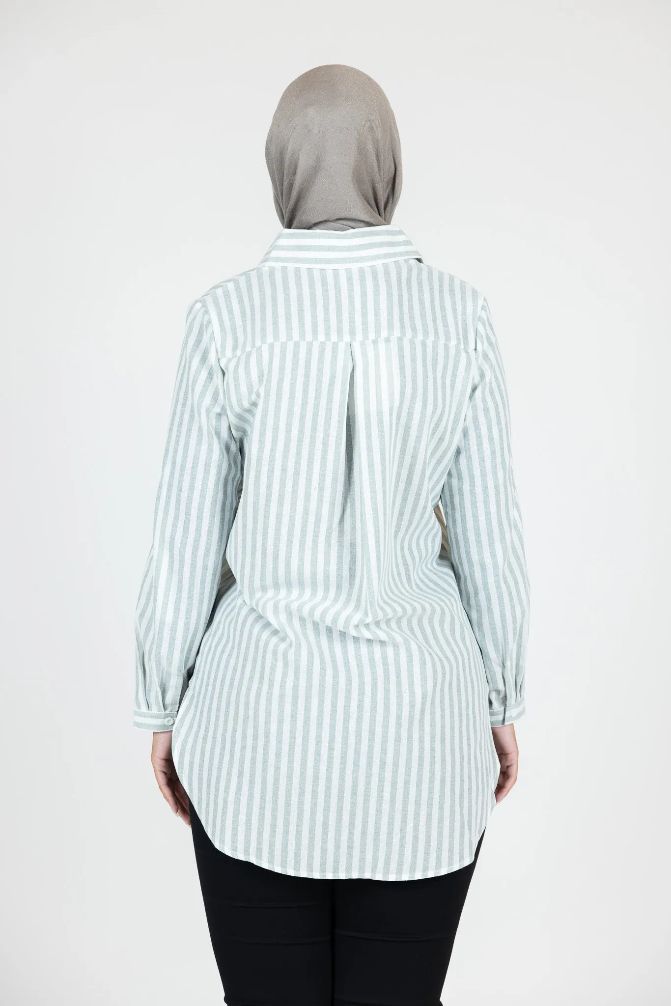 Sue Stripe Button Up Shirt