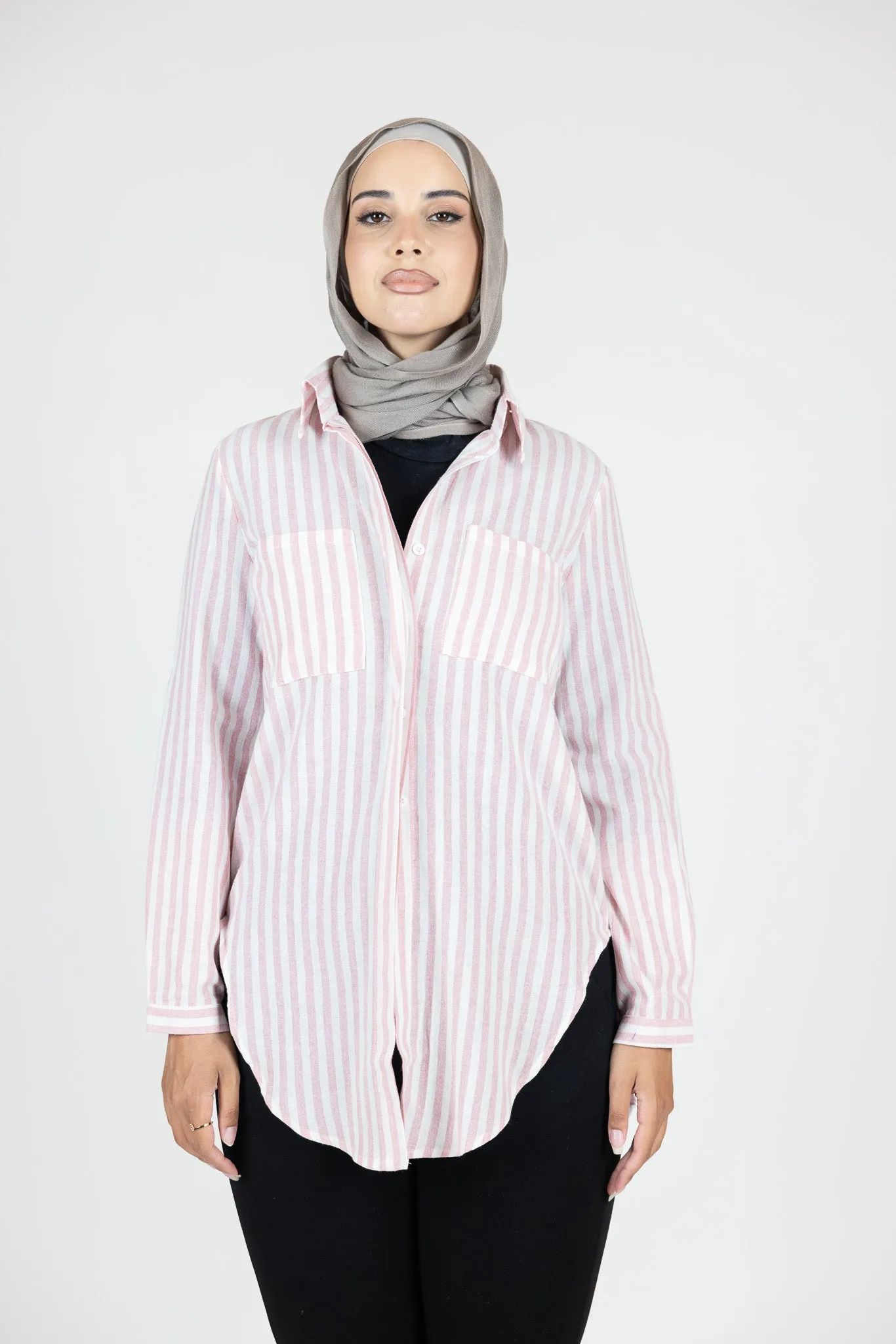 Sue Stripe Button Up Shirt