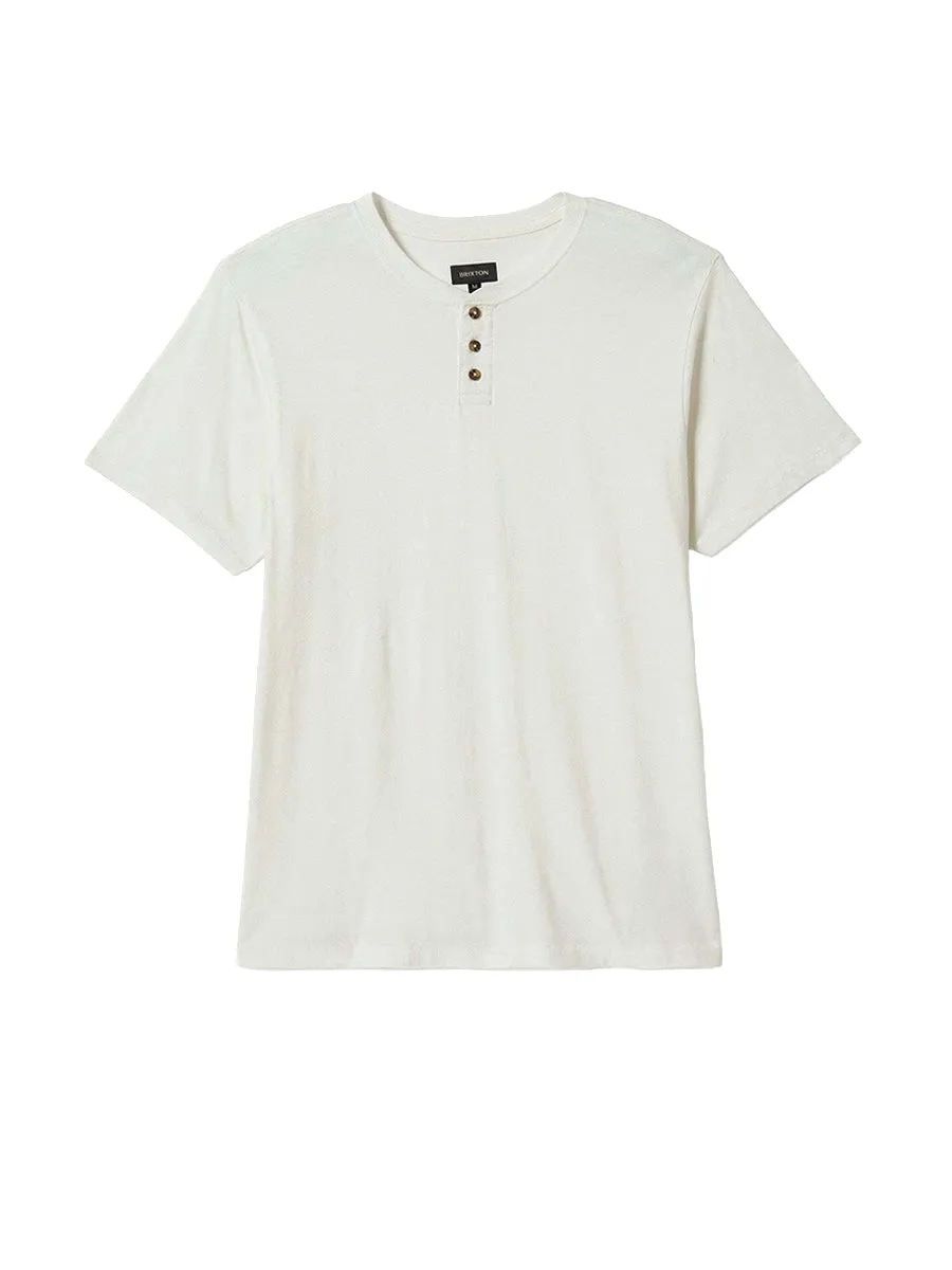 Vintage Short Sleeve Henley - Off White Sol
