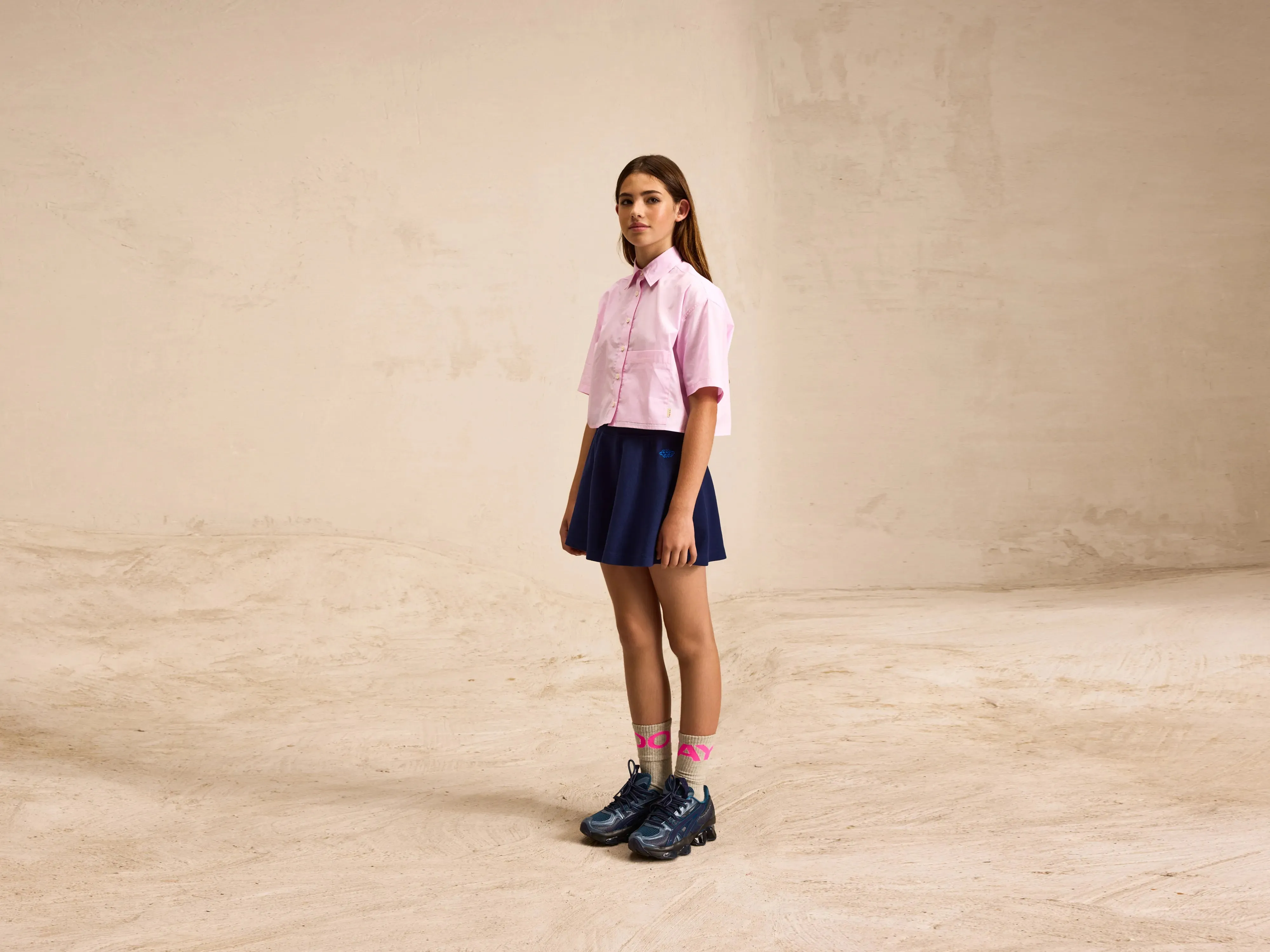 Wiggle boxy shirt (251 / G / COTTON CANDY)