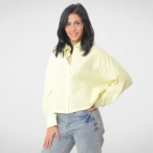 Women Shirt - Linen- ZAK - Yellow