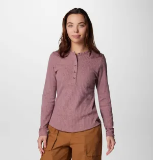 Women's Brea Falls Henley Long-Sleeve Shirt - Fig